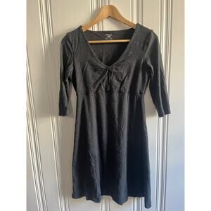 Horny Toad , toad & co gray 3/4 sleeve dress size small
